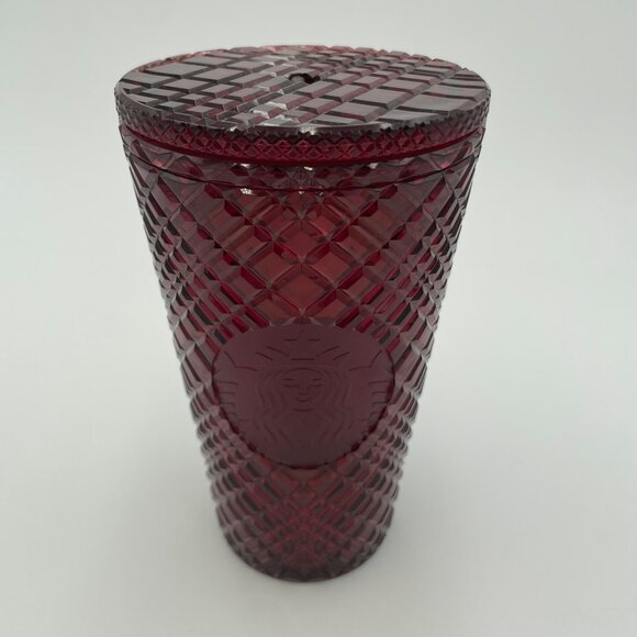 Starbucks Other - Starbucks Red Textured Studded Tumbler (16 oz, 2021) – Reusable Cold Cup